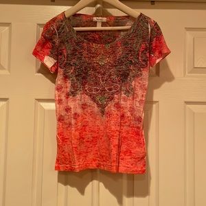 Dress Barn Scoop Neck Tee